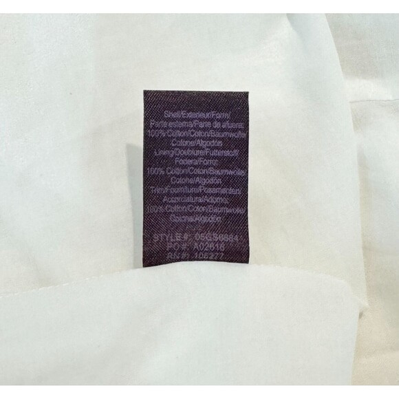 Hale Bob Womens Dress White Mila Mini Fit Flare Eyelet V Neck Tiered Boho Small - Picture 11 of 12